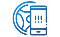 Driver Behavior Monitoring Icon